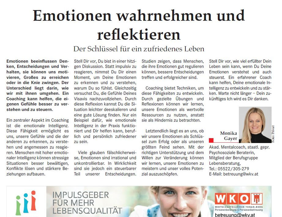Artikel Anzeiger — Warum Emotionen im Job mehr zählen, als wir oft glauben